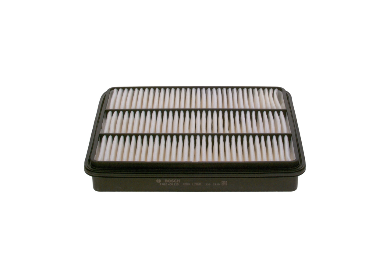 F026400225, Luftfilter, Vzduchový filtr, BOSCH, 1780107010, 1780150040, 1780107101, 1780130040, 1780130080, 3050500, A1323, A2306, ADT322108, AG1044, AP1432, C31007, CA8918, E1242L, ELP9087, FA272S, J1322067, LX1700, MA3054, MD8170, PA7648, TA1674, WA9625, ADT32256, AP1433, C32005, WA9626