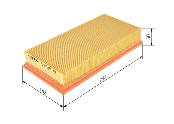 Luftfilter - F026400251 BOSCH - GFE2461, PHE100540, 3043200