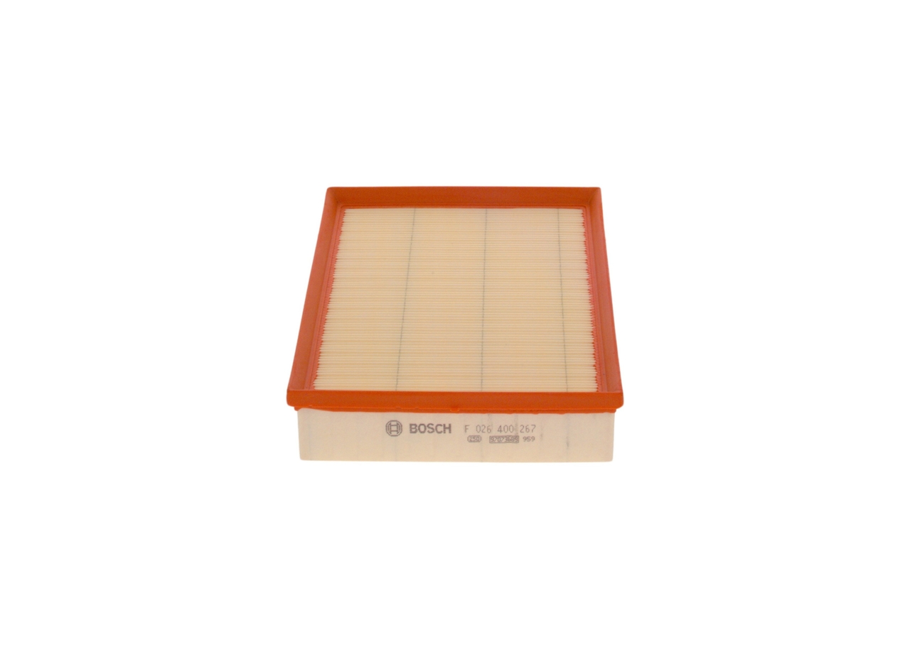 F026400267, Luftfilter, Vzduchový filtr, BOSCH, 8200576596, 3037500, A1279, A2255, AP1353, C25109, CA10445, E1139L, EAF656, ELP9218, LX2084, PA7568, S3375A, WA9609