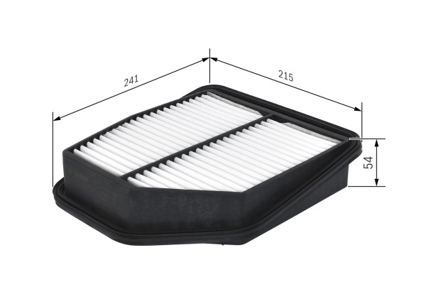 F026400294, Luftfilter, Vzduchový filtr, BOSCH, 1378078K00000, 13780-78K00, 30A9600, A1824, A36101, ADK82240, AF1456, AF4058, AG1597, AP1733, C24567, CA10839, LX3004, LX4082, N1328042, SA9052, WA9648, 49800