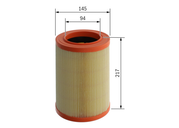 F026400297, Luftfilter, Vzduchový filtr, BOSCH, 51843850, 6000633308, 153071760238, 2768800, A1462, ADL142210, AG1664, AR2345, C15005, CA11199, E1294L, EAF811, FL9201, LX3285, MA3070, MD5324, WA9686