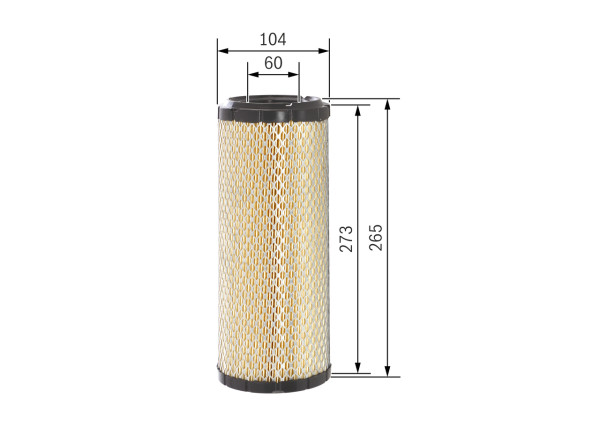Luftfilter - F026400319 BOSCH - 11802804, 11980812520, 1467472