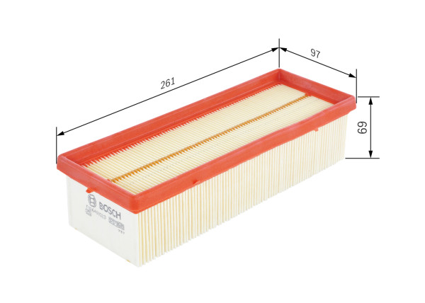 F026400323, Luftfilter, Vzduchový filtr, BOSCH, 165464064R, 8200985420, 3054600, A1471, AG1710, AP1349, C27010, CA11232, E1048L, EAF801, ELP9359, LX1953, PA7706