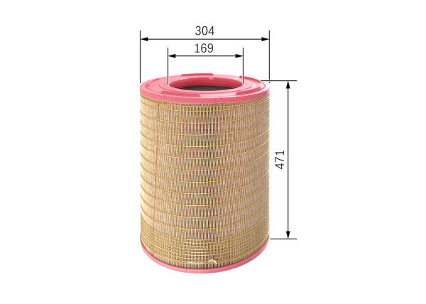 F026400330, Luftfilter, Vzduchový filtr, BOSCH, 8319147187, A0040942204, 0040942204, 83191471870, 2737, 2760800, 93320E, AF25522, AM4761, C311414, E306L, HP2534, LX3137, MA1444, P778924, P781602
