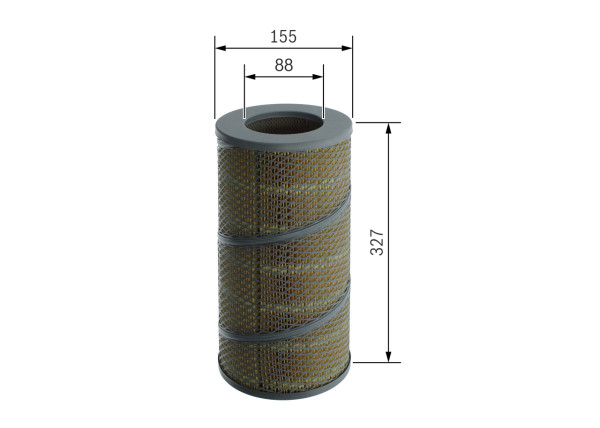 Luftfilter - F026400338 BOSCH - 16546QW001A, ADG941, CA8670