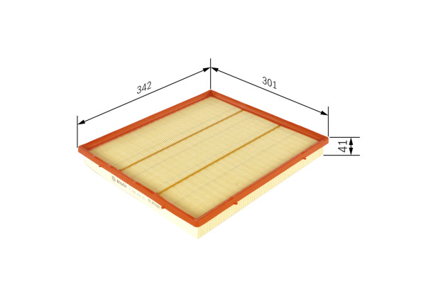 F026400373, Luftfilter, Vzduchový filtr, BOSCH, 7424999339, CC119601CB, 1731778, 1741459, 30A1700, 4576AP, A1562, A19870, A2486, ADF122221, AG1584, ALA18006, AP0235, C35009, CA11488, CC119601CA, E1089L, EAF829, ELP9411, HP2301R, K7032, LVFA1489, LX9352, MA3229, MD8664, PA1777, PA7771, WA9758, LX20651