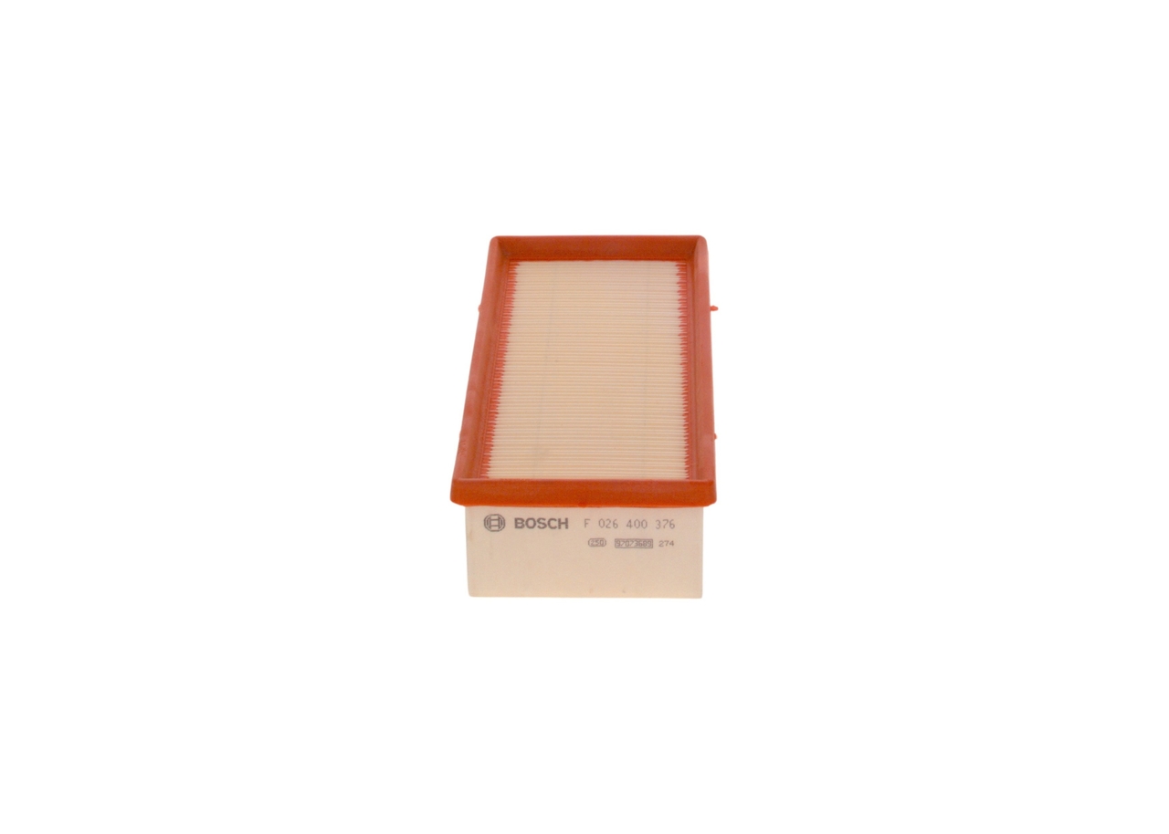 F026400376, Luftfilter, Vzduchový filtr, BOSCH, 1612889480, 3640015, 1680327880, 9674725580, 1530717624E11, 18440, 3063800, 40123210004, 48497, 585418, 60271, 64948497, A1334, A2448, ADP152214, AG1726, ALA18019, AP1966, C24026, CA11288, CAF101069P, E1142L, EAF838, ELP9382, FA0609JM, HP2356, J1320875, LVFA1505, LX3456, MA3217