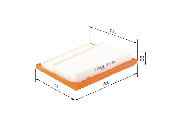 F026400388, Luftfilter, Vzduchový filtr, BOSCH, A6420940304, A6420940404, A6420942104, A6420942804, 6420940304, 6420940404, 6420942104, 6420942804, 0143210003S, 3028200, 50013999, A1327, A23092, ADU172202, AG1425, AP03442X, C25004, CA106622, E1029L01, EAF634, F026400215, JLP9290, LX1850S, MA3180, MD8406, P102, PA76502, S3282A, VFA1203, WA9504