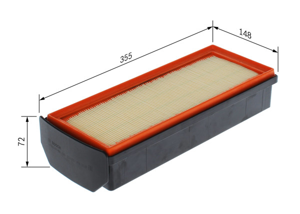 F026400409, Luftfilter, Vzduchový filtr, BOSCH, 13718510239, 13718518111, 1371851239, 8510239, 8518111, 3065500, A1580, A2504, ADB112225, AF1662, AG1830, ALA83752, C37009, CA11708, E1071L, EAF888, ELP9449, LVFA1508, LX27961, MD8748, P709, PA7789, S3655A