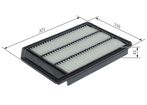 Luftfilter - F026400419 BOSCH - 1378057L00000, 13780-57L00, ADK82244
