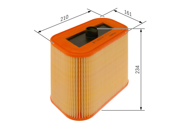 Luftfilter - F026400431 BOSCH - 13727838804, 7838804, E134L