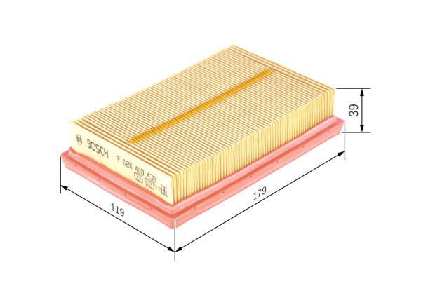 F026400438, Luftfilter, Vzduchový filtr, BOSCH, 1612496780, 1780121060, B000958980, T178010M04, 1616368880, 178010M030, T178010M04000, 178010M040, 0986AF3429, 1638022780, 3060300, 594, 8660005335, A1031, A1613, A2514, ADT322115, AG1776, ALA8252, AP1783, C17008, CA11742, E1222L, EAF858, ELP9404, J1322123, LVFA1539, LX3536, MA3241, MD8688