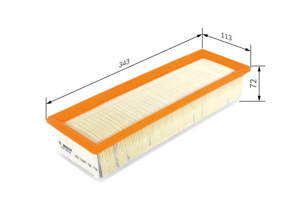 F026400459, Luftfilter, Vzduchový filtr, BOSCH, 13718570043, A1739, AG1758, AP0312, C34120, CA11914, E1171L, LX4084, PA7829, WA9816