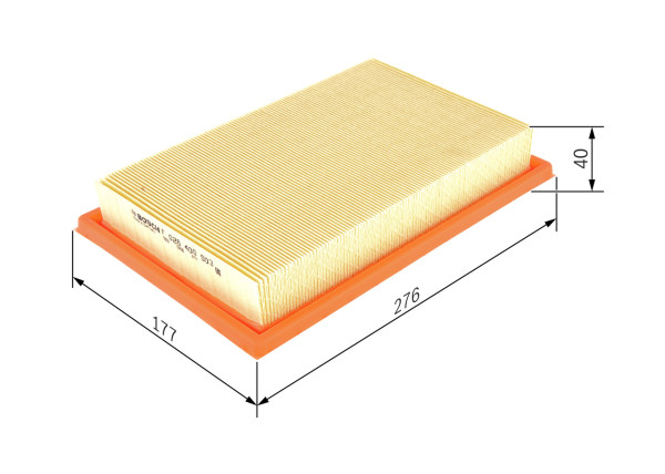 F026400503, Luftfilter, Vzduchový filtr, BOSCH, A2740940104, A2740940204, 2740940104, 2740940204, 0123210023, 10948519, 153071762365, 18638, 30A6100, 4683AP, 48519, 585490, 60051, A1620, A2521, ADBP220019, AG1661, ALA18021, AP0357, ARL1121, C28004, CA11759, E1144L, EAF885, ELP9400, FA0519JM, LVFA1564, LX3811, MA3447, MD8764