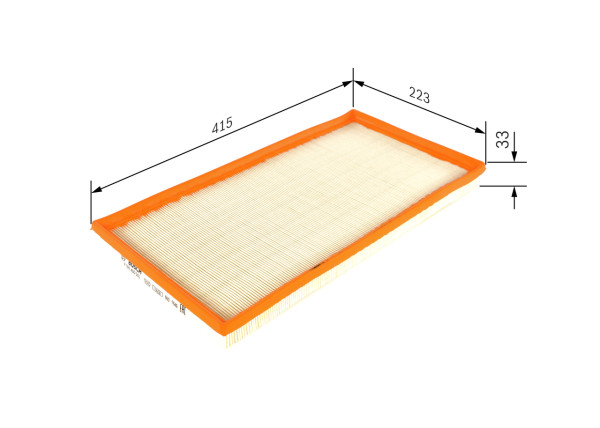F026400505, Luftfilter, Vzduchový filtr, BOSCH, A2740900051, A2740902100, A6510900051, 2740900051, 2740902100, 6510900051, 30A6700, A1793, AG1786, AP1583, C42002, E1332L, LX3031, PA7306, WA9826