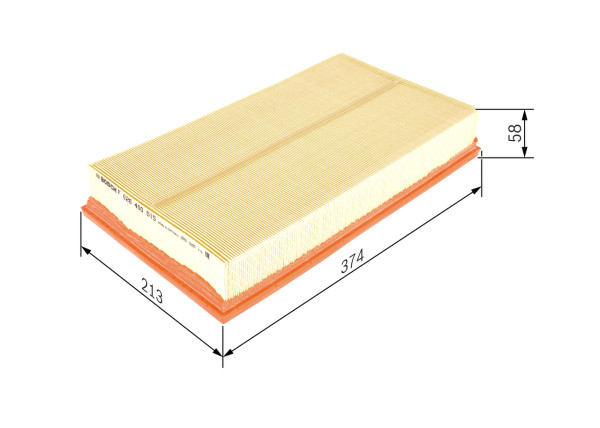 F026400515, Luftfilter, Vzduchový filtr, BOSCH, 3Q0129620, 3066100, A1878, AP1398, C38002, E1306L, LX4077, PA7879
