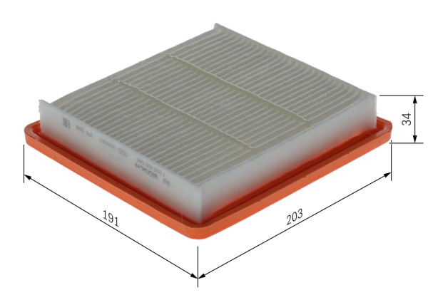F026400548, Luftfilter, Vzduchový filtr, BOSCH, 165463VD0A, A1184, A2140, ALA18017, AP1546, C20029, CA9932, ELP9440, LX4066, MD8750, N1321089, NA2655, PA7478
