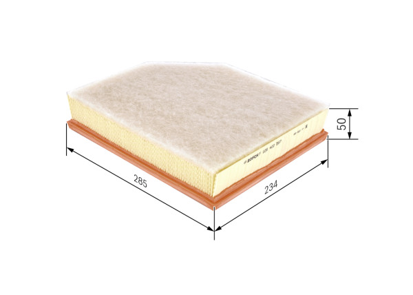 F026400567, Luftfilter, Vzduchový filtr, BOSCH, 31370089, 30C0100, A1813, AG1773, AP1804, C29021, E1543L, LX4233, PA7433, WA9850