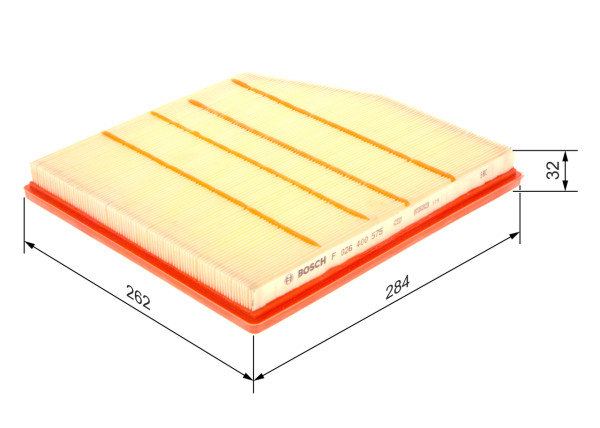 F026400575, Luftfilter, Vzduchový filtr, BOSCH, 13717599285, 3077800, 49654, A1833, C29028, E1461L, ELP9493, LX1791, P595