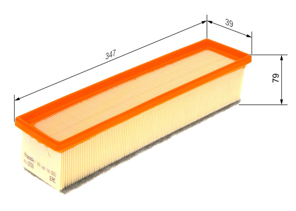 F026400598, Luftfilter, Vzduchový filtr, BOSCH, 165460444R, A6260940004, A6260940104, 6260940004, 6260940104, 30A6800, A1809, C35012, E1304L, LX31051, PA7413