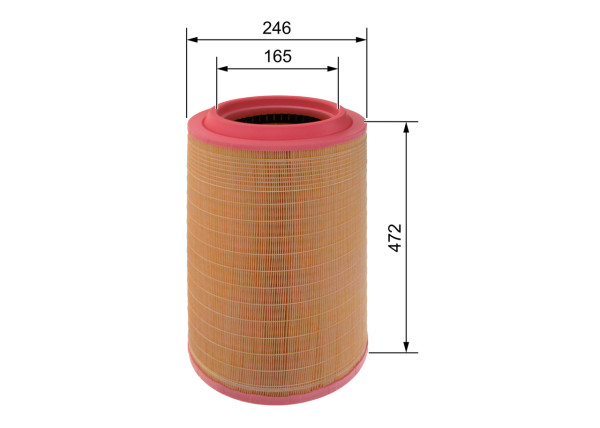 Luftfilter - F026400640 BOSCH - 2343432, 27F2600, AF04319