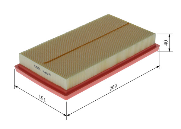 F026400674, Luftfilter, Vzduchový filtr, BOSCH, 16546AA170, 1780177050, SU00309025, T178017705, 17801F0020, 17801F0030, 178010T060, 30C0500, A3067, A33430, ADT322131, AP1784, ARL2220, C27063, E1685L, J1322132, LX4529, WA10807, LX4867, WA9879, LX4977