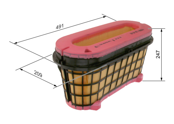 F026400683, Luftfilter, Vzduchový filtr, BOSCH, A0040946904, A0040949104, A0040949704, 0040946904, 0040949104, 0040949704, 1535034, 49562, A8068, AF4249, AK3804, C50005, CA30103, DBA3745, E1060L, FLI6974, HP4740, LX3556, WA10329, 1535989, E1060L01, P953745, E2060L