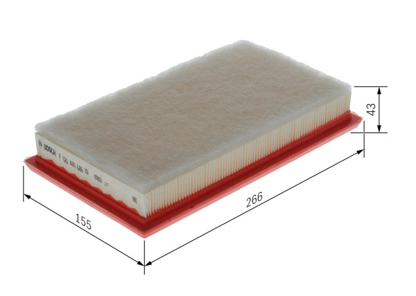 F026400686, Luftfilter, Filtr vzduch., BOSCH, 52079874, 68377762AA, AP0786, ARL4159, C27046, ELP9608, LX4921, MA3472, P765A, C270461