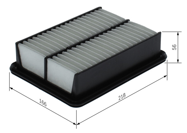Luftfilter - F026400691 BOSCH - S801133A0, ADM52269, AG1905