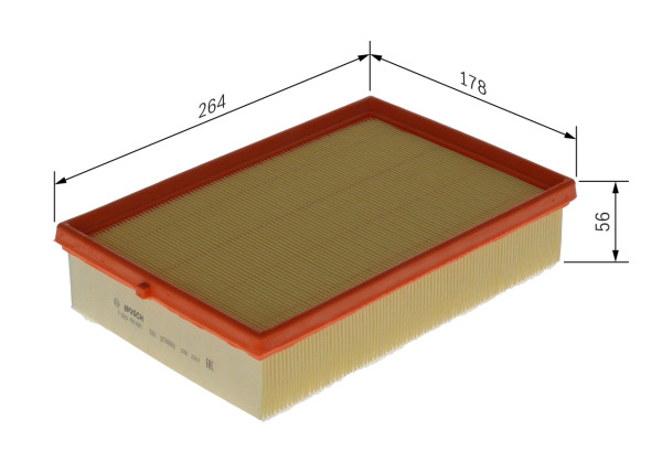 F026400693, Luftfilter, Filtr vzduch., BOSCH, 31474821, 32146444, A3149, ALA18131, C27059, E2129L, ELP9633, F026400693, LFAF698, LX5599, P798, ELP9644, F026400708, P798A