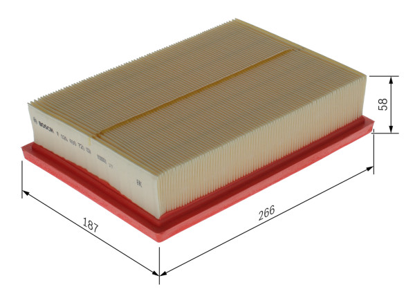 F026400720, Luftfilter, Filtr vzduch., BOSCH, 178010P090, 1780145030, 1780145031, ADT322127, ELP9667, N1322138, P869, TA1659