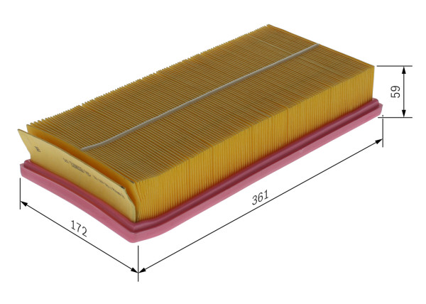 F026400739, Luftfilter, Filtr vzduch., BOSCH, 2319008020, 2319008401, A0030947304, 0030947304, 2319008021, 2319008403, 2319008400, 30947304, 2310008D00, 2310008D01, 6812008040, 120940004, 1616249380, 18147, 30094004003073, 5444600, 548, A1559, A1780, A2483, A2932, A35204, ADG02259, AF1095, AF20040, AF8140, AG1506, AG1558, AI5139, AP1941