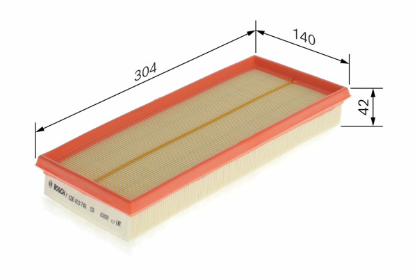 Luftfilter - F026400746 BOSCH - 178010N030, 178010N040, 178010N060