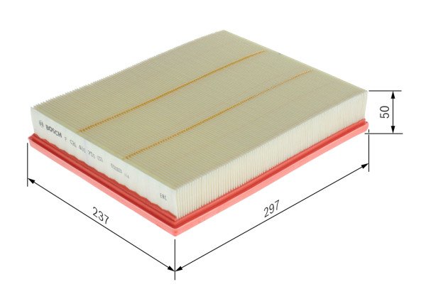 F026400750, Luftfilter, Filtr vzduch., BOSCH, EB3G9601AA, EB3Z9601B, 5339890, 175203, 262776, A3134, ADBP220061, AP1562, C30039, E2014L, FA1943, MD3050, P804, WA9941