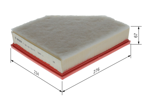 Luftfilter - F026400753 BOSCH - 13718594535, A3049, ELP9603
