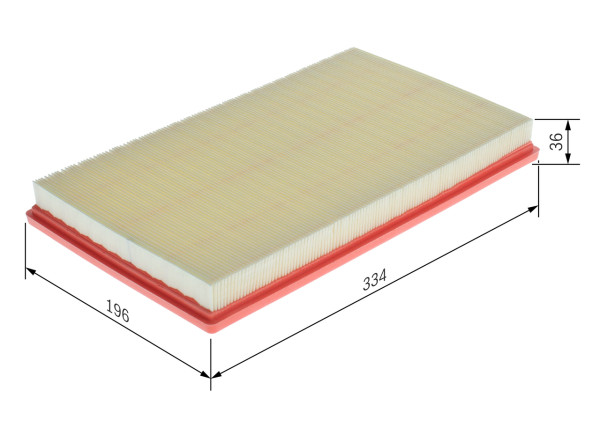 Luftfilter - F026400769 BOSCH - A2540940200, 2540940200, 182130