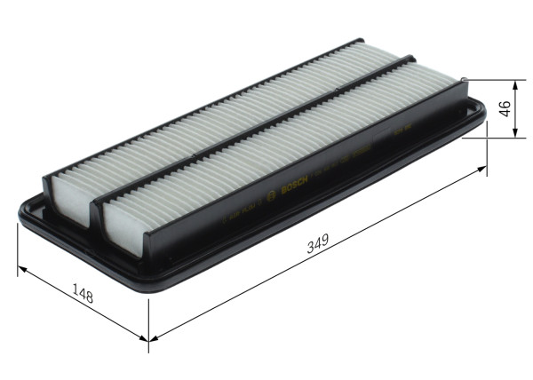 Luftfilter - F026400812 BOSCH - 17220-RL0-G00, A1964, C35008