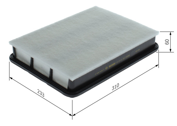 F026400819, Luftfilter, Filtr vzduch., BOSCH, 1780151010, A1323