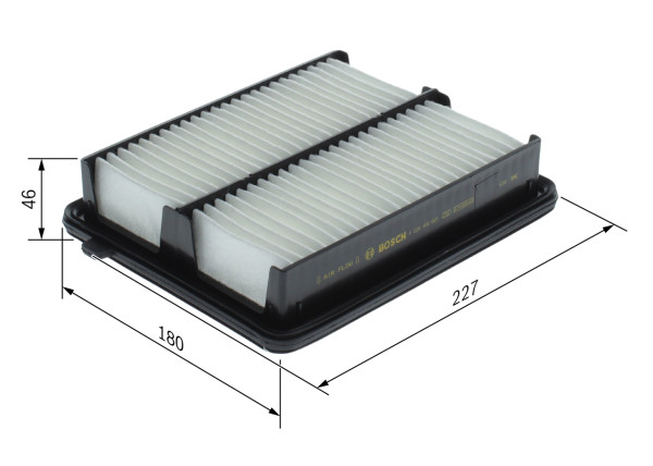 F026400825, Luftfilter, Filtr vzduch., BOSCH, 17220-59N-G01, A3025, E2104L