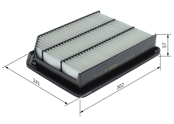 Luftfilter - F026400831 BOSCH - 2319038100
