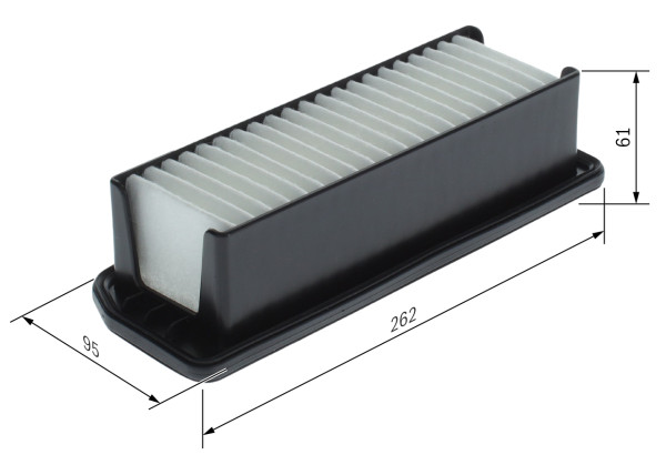 Luftfilter - F026400844 BOSCH - 1378076M00000, 13780B76M00, 13780B76M00N