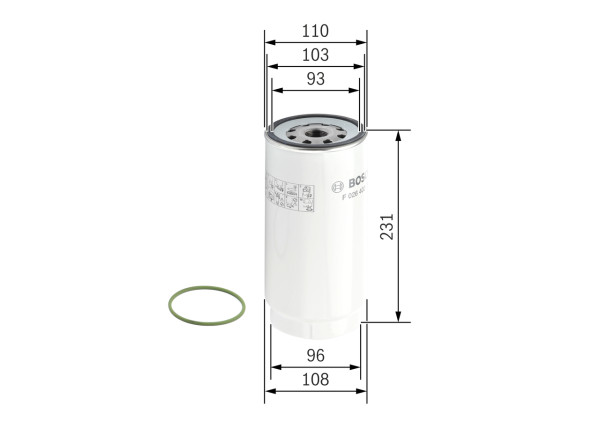 F026402038, Drivstoffilter, Palivový filtr, BOSCH, 0001442310, 0112142450, 02934715, 0501105010, 10032291, 1433649, 270065760, 41433649, 5021185714, 51125017260, 84303715, A9604770003, ACP0287890, K1006519, P1302140, RSM2420FMH, VG1092080032, 0112142463, 01442310, 51125017283, 6660659520, 84394226, 9604770003, K1006529, VG1540080332, 1105010322, 24021000, 40040300021, 51125017288, 84394227