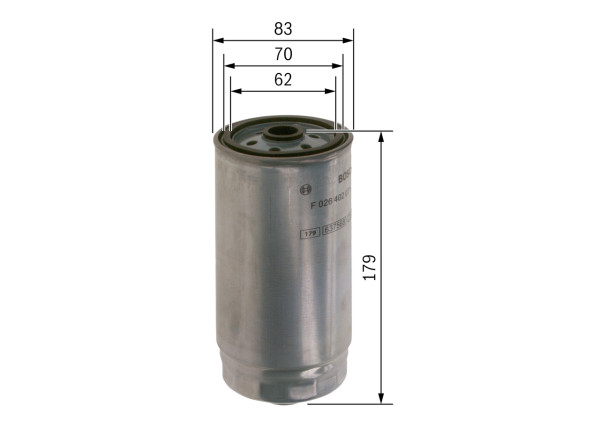 F026402071, Drivstoffilter, Palivový filtr, BOSCH, 5001860111, 7421053617, 2440800, 95114E, ALG2091, BG1585, CS264, ELG5534, FP5425, FS19951, H70WK16, KC161, M731, PP9712, PS8745, RN60B, S4408NR, WK8459