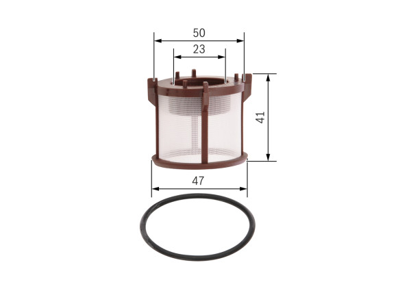 F026402136, Drivstoffilter, Palivový filtr, BOSCH, 51125030043, 82125030043, 95144E, E11S03D132, FA9564ECO, FF080, FF5775, KX72D1, P955206, PK9377, PU50X
