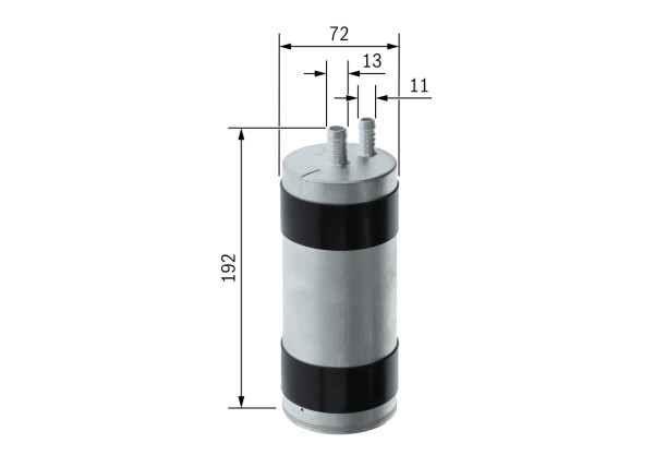 Drivstoffilter - F026402144 BOSCH - 4N0127401A, 971127401A, 97127401A