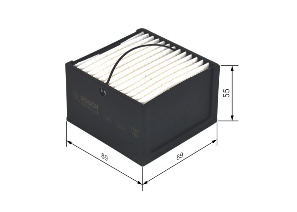 F026402150, Drivstoffilter, Palivový filtr, BOSCH, 14514238, 5001864856, 553183708, 81125010027, 81125010031, 81125016047, 81125016048, 81125030085, 81125036085, 82125030069, 030483, 2605900, 95148E, ALG7853, E1030K01, FS1083, KX394, MG3604, P954556, PK9373, PU910, S6059NE