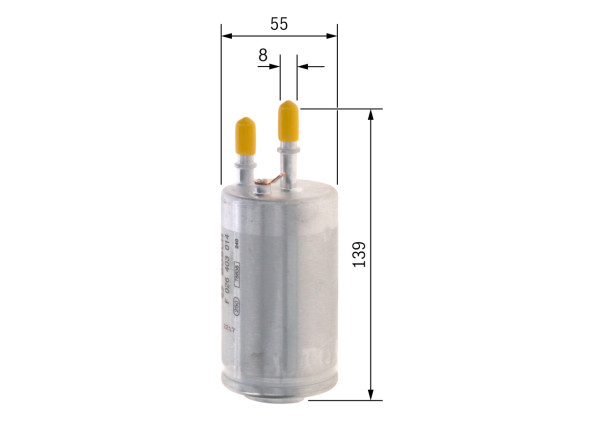 F026403014, Drivstoffilter, Palivový filtr, BOSCH, 30792046, 31261044, 31264940, 31274940, 31355412, 31405750, 6G9N9155BC, 3195100, ALG40172, E188, EFF252, ELE6125, EP226, FT6074, G11236, GI64, H490WK, KL705, PP8664, S1951B, SP2174, WK6004