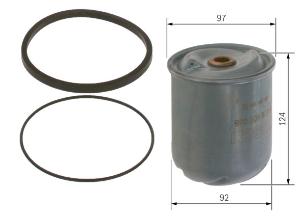 F026407058, Oljefilter, Olejový filtr, BOSCH, 0120310085, 1310891, 5021185679, 0170386000, 1376481, 0170386001, 1529635, 57017, 637OZ, BC7140, CS41001, DOC2212, LP8106, OR7452, OZ5D, P550663, SP1283, Z12D64, ZR903X, BC7194