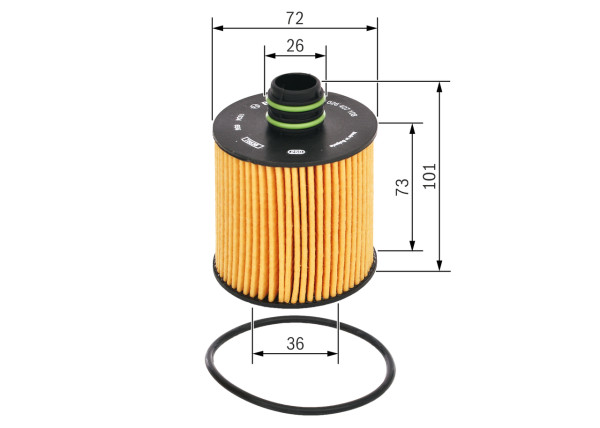 F026407108, Oljefilter, Olejový filtr, BOSCH, 16510-62M00, 55223416, 650111, 68103969AA, 71754237, 95511489, FH1167, K68103969AA, 71754721, 71754675, 2508300, AC6311E, ADL142103, CH11120ECO, E826HD268, ELH4424, EOF237, FA6000ECO, HU8006Z, L461, M158, MD669, ML4505, OE6823, OX1172D, PEL727, S5083PE, WL7479, OX779D