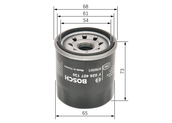 F026407130, Oljefilter, Olejový filtr, BOSCH, 25181616, 96475855, 96985730, 2358500, ADG02142, DO712, ELH4419, EOF235, FOW02S, FT6108, H318W, J1310908, LS981, N1310907, OC996, OP5641, PH11203, W6021, WL7491, Z562, Z693